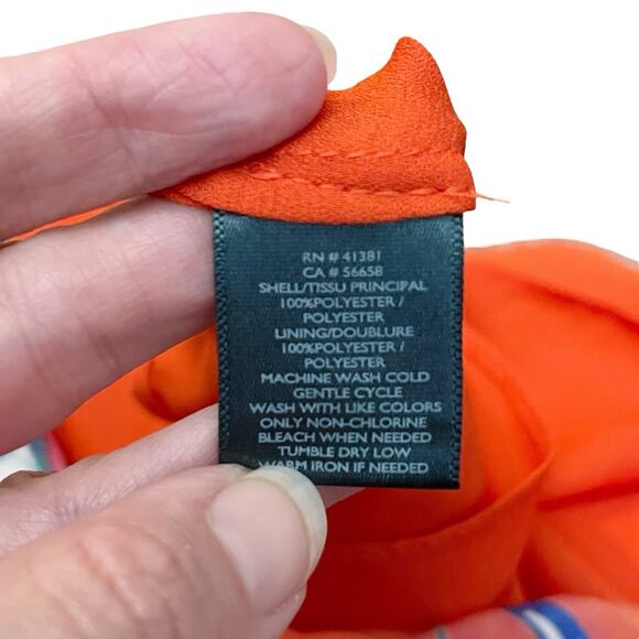 Lauren Ralph Lauren Floral One Shoulder Top Medium Flowy Vacation Colorful - Picture 8 of 9